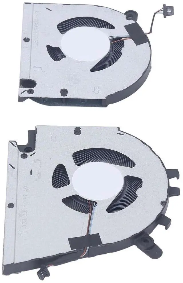 Alt view image 5 of 7 - Laptop Cooling Fan Replacement with 4 Pin Connector for Dell Vostro 15 7510 16 7610 Sturdy Aluminum Alloy and ABS Construction (CPU and GPU)