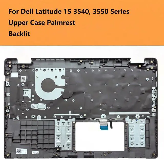 Alt view image 2 of 6 - DVR0W, Replacement Upper Case Palmrest for Dell Latitude 15 3540