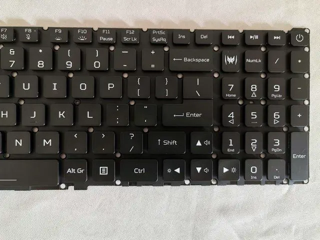 Alt view image 5 of 5 - New Replacement US Per-Key RGB Backlit Keyboard for ACER Predator Helios 18 PH18-71 PH18-72 N23Q2 Laptop