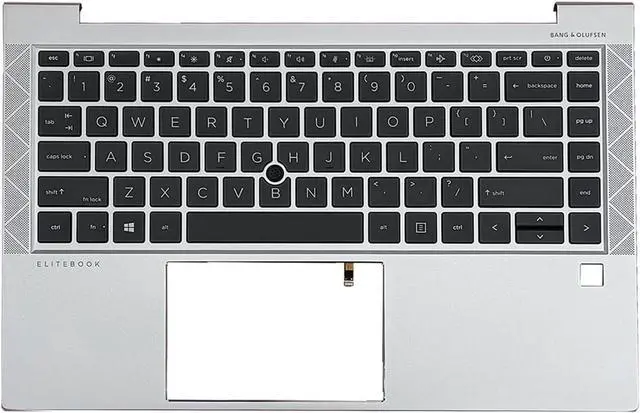 Main image of M07090-001 M36312-001 Replacement for HP Elitebook 840 G7 840 G8 Laptop Upper Top Cover Case Palmrest Backlit US Keyboard Assembly Part Silver