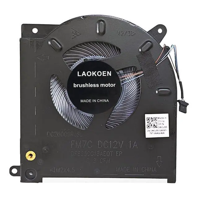 Alt view image 3 of 7 - New Replacement Cooling Fans for Dell Alienware M15 R3 M15 R4 P87F002 P87F003 Laptop Fan P/N0TG9V0 0D1X38 FM7C FM7D EG50061S1-C070-S9A EG50061S1-C080-S9A DC 12V 0.4A