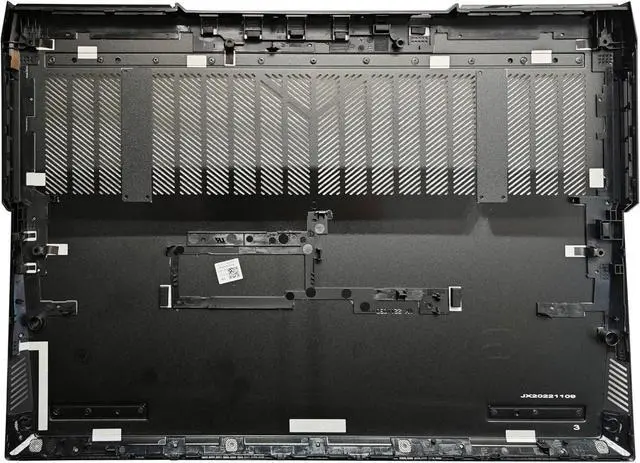 Alt view image 2 of 3 - Laptop Bottom Base Cover Case Compatible for Lenovo Legion 5 Pro 16IAH7H 16ARH7H 5CB1F37142 AM2DH000200 Black