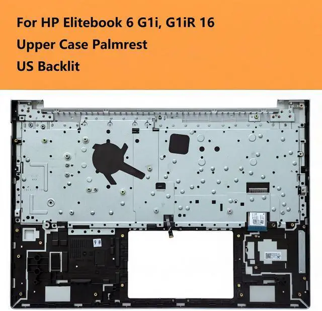 Alt view image 2 of 6 - Replacement Upper Case Palmrest for HP EliteBook 6 G1i 16
