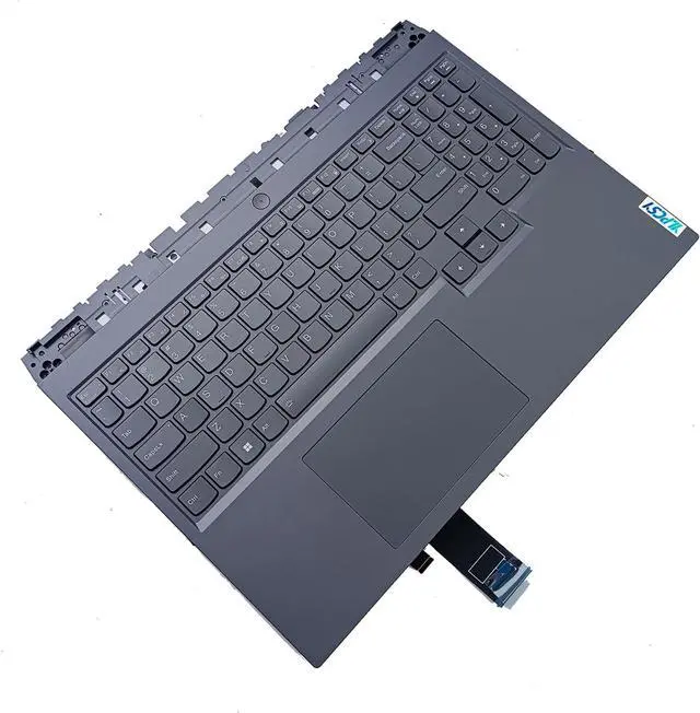 Alt view image 4 of 7 - Replacement for Lenovo Legion 5 Pro 16 INT Laptop Upper Top Cover Case Palmrest RGB Backlit Keyboard Touchpad Assembly Part 5CB1H18356 5CB1H18382 5CB1F37738 5CB1F38518
