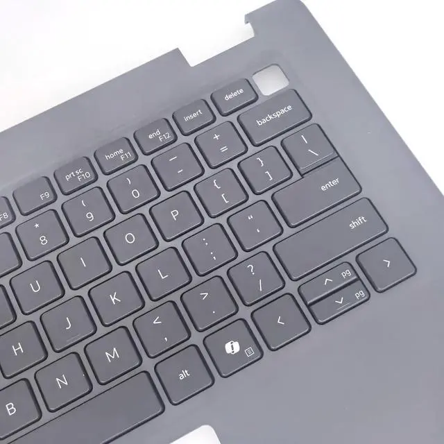Alt view image 3 of 5 - Replacement Upper Case Palmrest for Dell Latitude 3450 Series Laptop Without Backlit Keyboard Assembly Top Cover N1D71 0N1D71 Gray (Without Backlit)