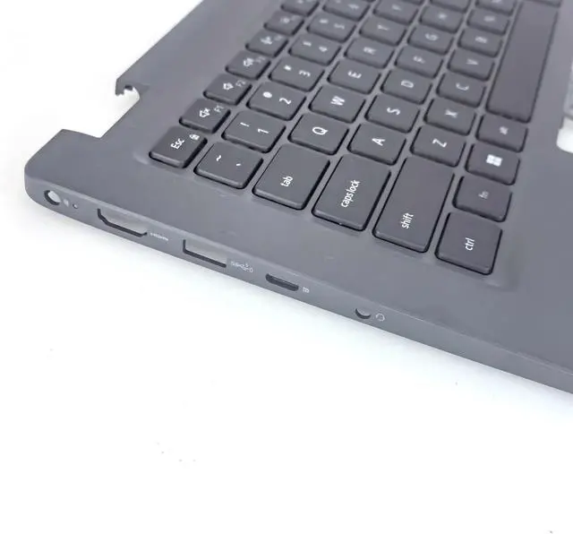 Alt view image 4 of 5 - Replacement Upper Case Palmrest for Dell Latitude 3450 Series Laptop Without Backlit Keyboard Assembly Top Cover N1D71 0N1D71 Gray (Without Backlit)