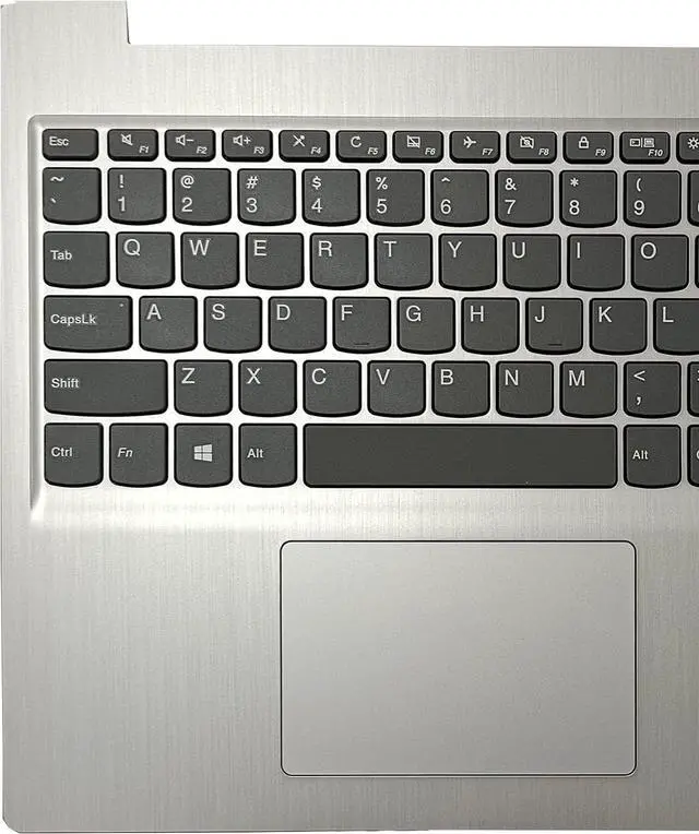Alt view image 5 of 7 - Replacement for Lenovo IdeaPad 3 15IML05 15IIL05 15ADA06 15ARE05 Laptop Upper Case Palmrest Non-Backlit Keyboard Touchpad Assembly Part 5CB1D03689 5CB0X57476 5CB0X57656 Silver