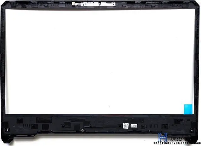 Alt view image 3 of 3 - Black LCD Back Cover Rear Lid Top Case & Front Bezel Trim Replacement for ASUS TUF FX505D FX505DD FX505DT FX505DY Laptop Series