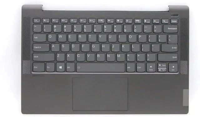 Main image of Bayjebu Parts for Lenovo ideapad 5-14ARE05 14ITL05 Palmrest Keyboard Bezel US Backlit Keyboard for Fingerprint Black 5CB1A14021