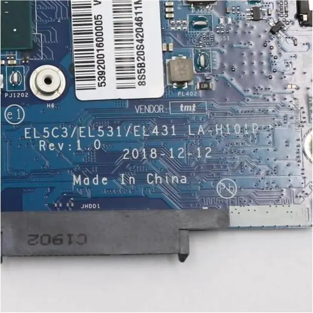 Alt view image 6 of 6 - EL5C3 EL531 EL431 LA-H101P MainboardCompatible for LenovoIdeaPad S340-15IWL S340-14IWL Laptop Motherboard with I5 I7 CPU UMA Laptop Accessories(S340-15IWL I3-8145U)