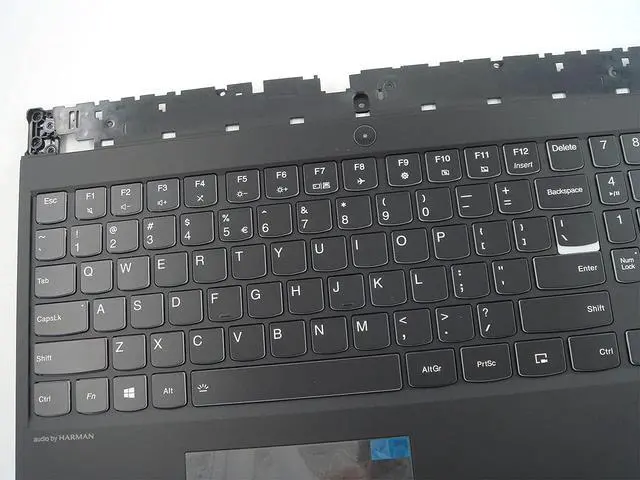 Alt view image 3 of 3 - Parts for Lenovo Legion Y540-15IRH PG0 Palmrest Keyboard Bezel US English Backlit Upper Case 5CB0U42728