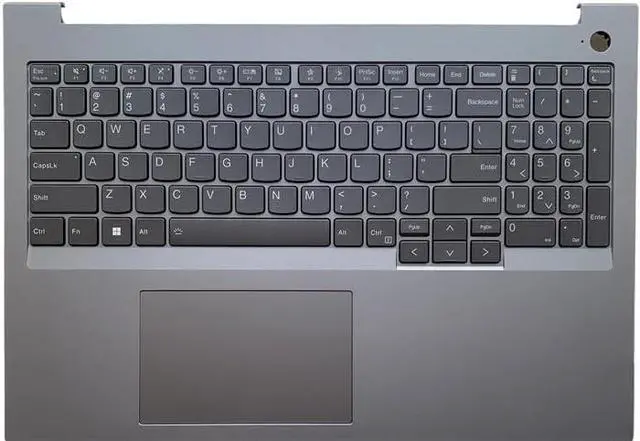 Main image of New for ThinkBook 16 G6 IRL Upper Case Plamrest with Touchpad Backlight US Keyboard Assembly Arctic Grey 5CB1M48525 Laptop