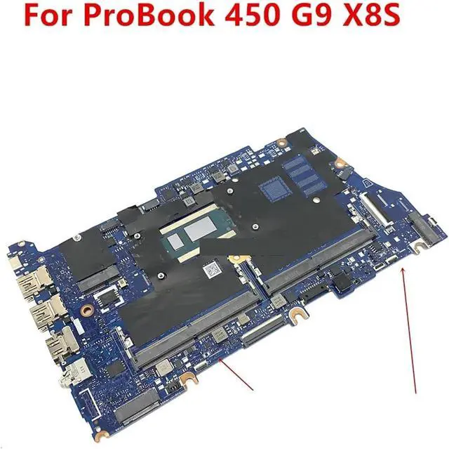 Alt view image 2 of 5 - DA0X8SMB8H1 for HP Probook 450 G9 440 G9 Laptop Motherboard X8SM SRLFQ i5-1235U CPU on Board Tested ok