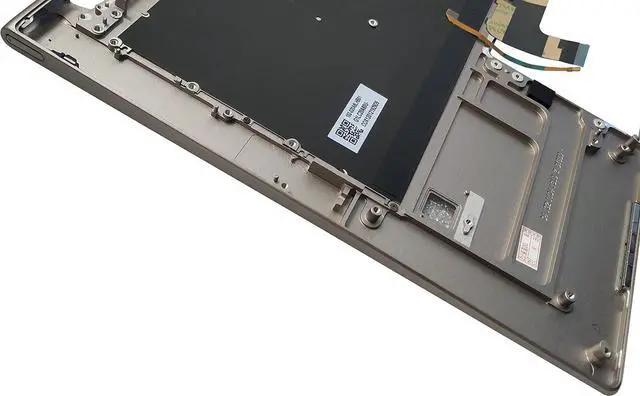 Alt view image 4 of 5 - 5CB0Z69768 New Backlit US Keyboard for Lenovo Yoga 9-14ITL5 82BG000CUS/82BG0090US with Palmrest Upper Cover (US with Silver C Cover)