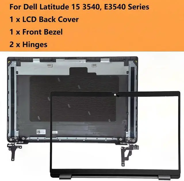Alt view image 2 of 6 - 03JW02, Replacement LCD Back Cover Kit for Dell Latitude 15 3540, E3540