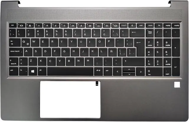 Main image of New for HP ZBook Power G9 G10 Palmrest Cover US/Spanish/Latin Keyboard 15.6 inch N06912-001/N06912-161 (Latin Backlit)