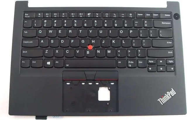 Main image of Parts for Lenovo ThinkPad E14 Gen 2 Palmrest Keyboard Bezel US Backlit Black for Non-Fingerprint 5M10Z27329