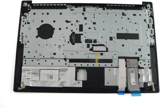 Alt view image 3 of 4 - Parts for Lenovo ThinkPad E14 Gen 2 Palmrest Keyboard Bezel US Backlit Black for Non-Fingerprint 5M10Z27329