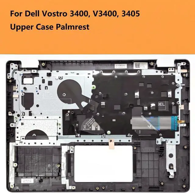Alt view image 2 of 5 - Replacement Upper Case Palmrest for Dell Vostro 3400