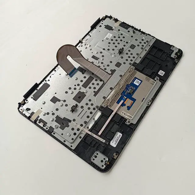 Alt view image 6 of 7 - LTPRPTS Replacement Laptop Upper Case Palmrest Keyboard Touchpad Assembly Part for HP Chromebook X360 11MK G3 EE M49312-001 Black