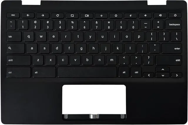 Main image of Laptop Palmrest Upper Case with US Keyboard Replacement for ASUS Chromebook 11 C204 C204EE C204M C204MA Top Cover 13N1-86A0201 90NX02A1-R31US0