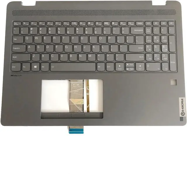 Main image of Replacement for Lenovo ldeaPad Flex 5 16ALC7 5 16IAU7 Laptop Upper Case Palmrest with US Keyboard Assembly 5CB1H80075 460.0NF05.0002