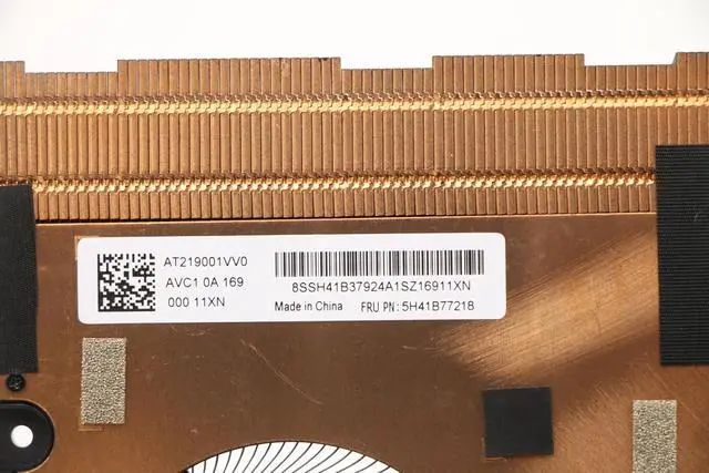 Alt view image 3 of 6 - New for T15p P15v Gen2 21A9 21AA Cooling Heatsink Fan 5H41B77218 5H41B77219