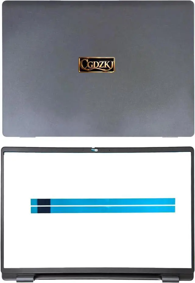Main image of C8CKC, DR9PF Replacement LCD Back Cover with Front Bezel and Gray Hinge Caps for Dell Pro 16 PC16250 Series