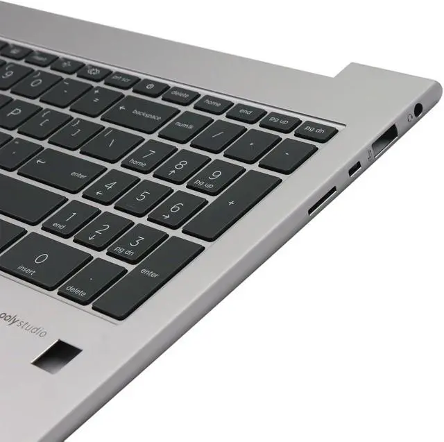 Alt view image 4 of 7 - BestParts Palmrest Upper Case Backlit Keyboard Compatible with HP ZBook Firefly 16 G9 G10, N08122-001, US Layout