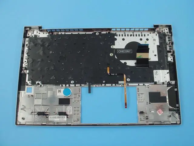 Alt view image 2 of 3 - Bayjebu Parts for HP Elitebook 840 845 G7 G8 14.0" Palmrest Keyboard Bezel Latin-Spanish Backlit Silver M36312-161 M07090-161