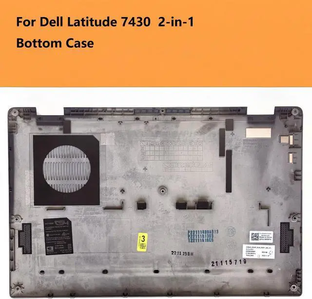 Alt view image 2 of 5 - Replacement Bottom Case for Dell Latitude 7430 2-in-1