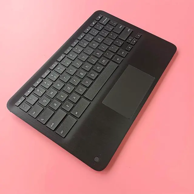 Alt view image 3 of 7 - LTPRPTS Replacement Laptop Upper Case Palmrest Keyboard Touchpad Assembly Part for HP Chromebook X360 11MK G3 EE M49312-001 Black