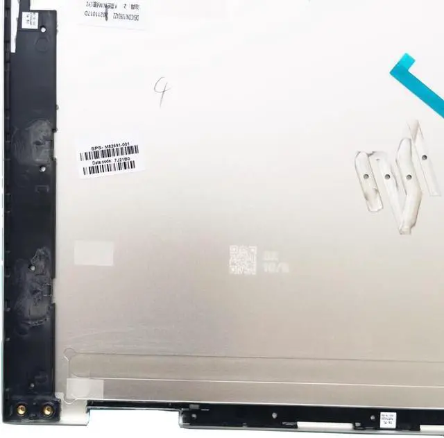 Alt view image 7 of 7 - New Replacement Laptop LCD Cover Back Rear Top Lid for HP Envy X360 13-AY 13Z-AY M82691-001 AM2UT000130 Silver