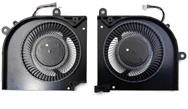 Alt view image 2 of 6 - Replacement CPU + GPU Fan for MSI Stealth 15M B12 B12UE Series Laptop