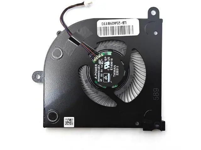 Alt view image 3 of 6 - Replacement CPU + GPU Fan for MSI Stealth 15M B12 B12UE Series Laptop