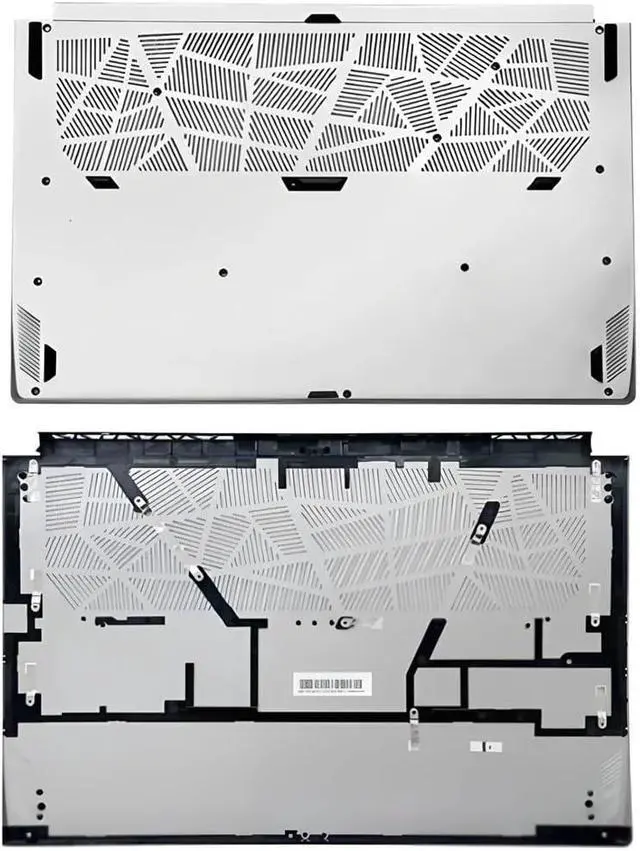 Alt view image 5 of 6 - Fit for MSI Creator P75 GS75 MS-17G1 MS-17G2 MS-17G3 Laptop Upper Case Palmrest Cover Bottom Base 3077G1D512 7G3C211(98New Silver D Shell)