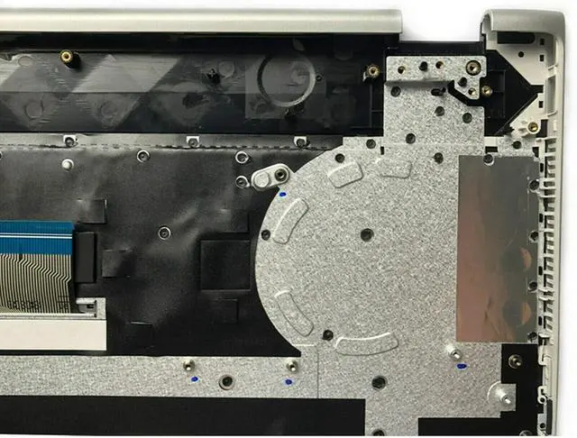Alt view image 3 of 5 - Replacement for for HP Pavilion X360 15T-CR000 15-CR 15-cr0xxx 15-CR0051OD Laptop Upper Case Palmrest Keyboard Assembly Part L20848-001 4600EH0E000 Top Cover Natural Silver