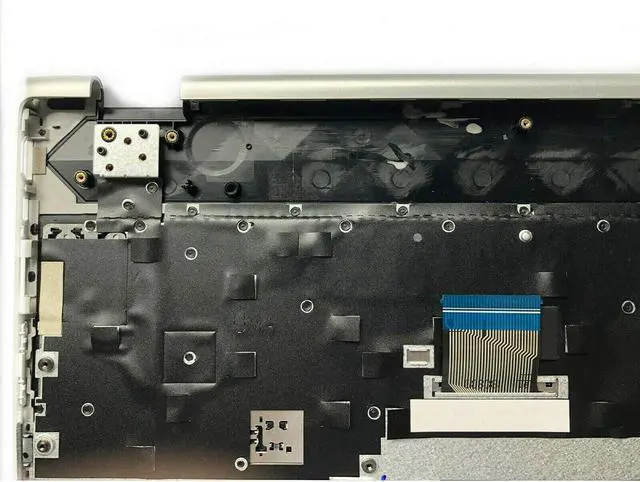 Alt view image 4 of 5 - Replacement for for HP Pavilion X360 15T-CR000 15-CR 15-cr0xxx 15-CR0051OD Laptop Upper Case Palmrest Keyboard Assembly Part L20848-001 4600EH0E000 Top Cover Natural Silver