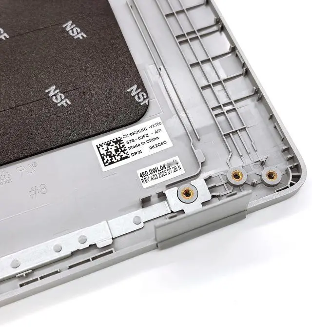 Alt view image 5 of 6 - Replacement LCD Back Cover Rear Top Case Lid for Dell Pro 14 PC14250 Series Laptop K2C6C 0K2C6C