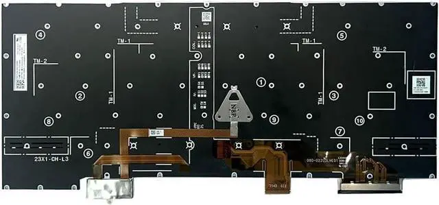 Alt view image 3 of 6 - Zahara Keyboard Backlight for Lenovo ThinkPad X1 Carbon 13th Gen 21NS 21NT