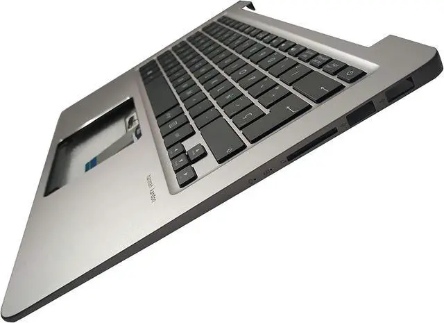 Alt view image 4 of 4 - Laptop Keyboard Compatible for Asus UX310U UX310UA UX310UQ UX310UF U4000U RX310 UX410 UX410UA Spanish Layout Backlit with Palmrest Upper Cover Case Shell (Silver)
