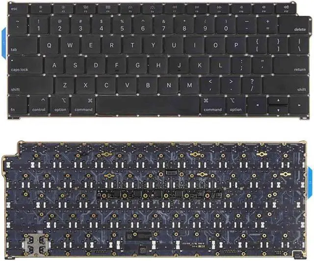 Alt view image 5 of 7 - Replacement Keyboard US English for MacBook Air Retina A1932 (13-inch,2018/2019) ANSI U.S. Layout Backlight+Keyboard Screws EMC 3184