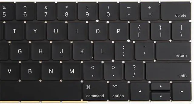 Alt view image 5 of 7 - Replacement Keyboard US English with Backlit for MacBook Pro Retina A1707 (15-inch,2016/2017,Four Thunderbolt 3 Ports) ANSI U.S. Layout Backlight+Keyboard Screws