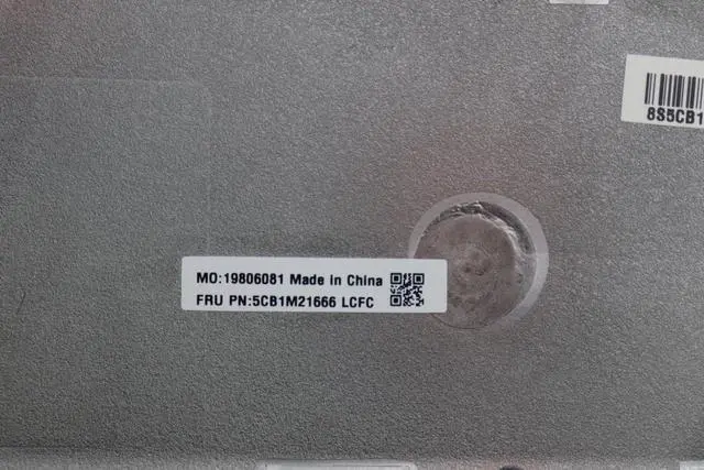 Alt view image 3 of 3 - New for Thinkpad T14 Gen 5 (Type 21MC, 21MD) Bottom Cover Lower Case D Lid 5CB1M21666 AP390000310 WLAN Gray