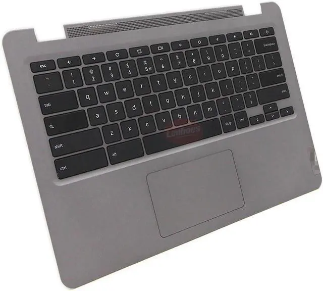 Alt view image 3 of 7 - Laptop Palmrest Upper Case Top Cover with US Layout Non-Backlit Keyboard Touchpad Assembly Replacement for Lenovo 14e Chromebook Gen 2 82M1 82M2 5M11C89153