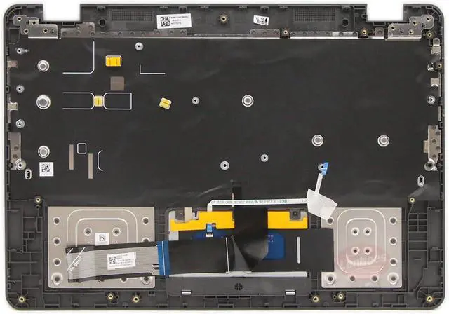 Alt view image 2 of 7 - Laptop Palmrest Upper Case Top Cover with US Layout Non-Backlit Keyboard Touchpad Assembly Replacement for Lenovo 14e Chromebook Gen 2 82M1 82M2 5M11C89153