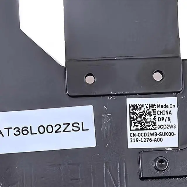 Alt view image 3 of 3 - CD2W3 0CD2W3 New CPU GPU Cooler Heatsink Thermal Module for G15 5511 5515