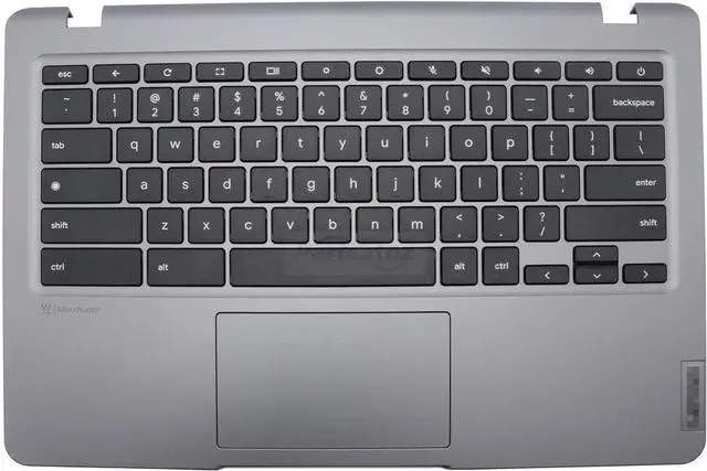 Main image of Laptop Palmrest Upper Case Top Cover with US Non-Backlit Keyboard Touchpad Assembly Replacement for Lenovo 14e Chromebook Gen 3 82W6 82W7 5M11H61770 5M11H61768