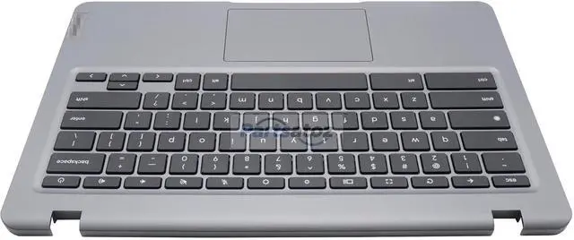 Alt view image 4 of 7 - Laptop Palmrest Upper Case Top Cover with US Non-Backlit Keyboard Touchpad Assembly Replacement for Lenovo 14e Chromebook Gen 3 82W6 82W7 5M11H61770 5M11H61768