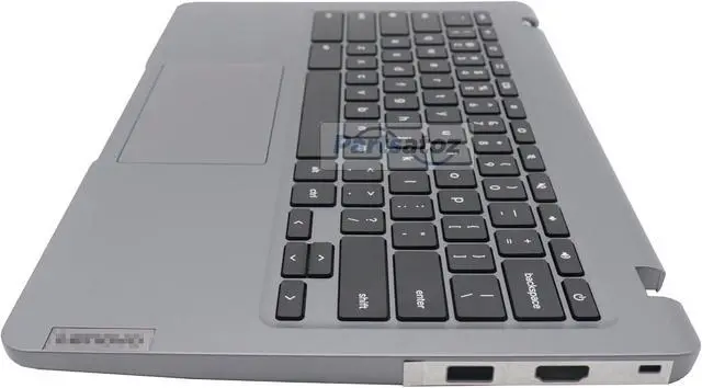 Alt view image 6 of 7 - Laptop Palmrest Upper Case Top Cover with US Non-Backlit Keyboard Touchpad Assembly Replacement for Lenovo 14e Chromebook Gen 3 82W6 82W7 5M11H61770 5M11H61768